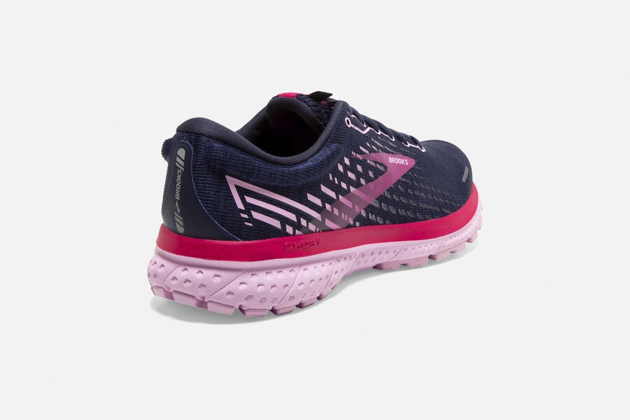 Brooks Israel Ghost 13 Road Running Shoes Womens - Navy/Red - VMO-412893